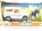 Majorette Majocar Land Rover Police met 2 poppetjes 1:46 mod, Ophalen of Verzenden, Nieuw, Auto
