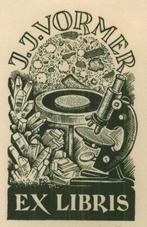 3211 Ex Libris Nederland : Thijs Mauve, 1941, Antiek en Kunst, Kunst | Etsen en Gravures, Verzenden