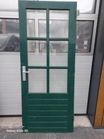 Balkondeur 88x211.5 cm met driepuntsluiting, Gebruikt, 80 tot 100 cm, Ophalen of Verzenden, Buitendeur