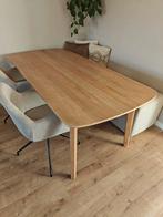 Houten eettafel 6 persoons 190x90cm, Huis en Inrichting, Tafels | Eettafels, Ophalen, Gebruikt, 200 cm of meer, 50 tot 100 cm