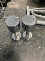 2 x 8 kg chrome dumbbells dumbell set gewichten, Dumbbell, Gebruikt, Chrome dumbbels, Gewichten