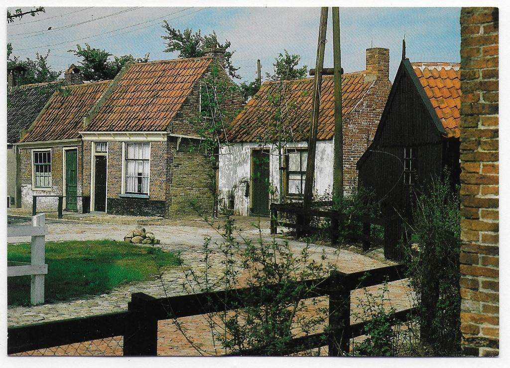 Enkhuizen Zuiderzee museum Ongelopen Ansichtkaart ( B4338 ), Ophalen of Verzenden, 1980 tot heden, Ongelopen, Noord-Holland