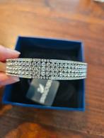 Swarovski Armband Zilver met Kristallen slavenarmband, Met strass, Ophalen of Verzenden, Zo goed als nieuw, Zilver