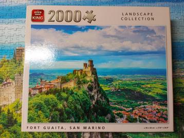 Legpuzzel King Fort Guaita San Marino Landscape Coll. 2000 beschikbaar voor biedingen