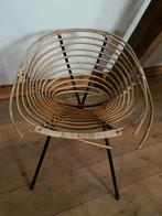Rieten stoel - Opknapper, Huis en Inrichting, Stoelen, Ophalen, Gebruikt, Bruin, Riet of Rotan
