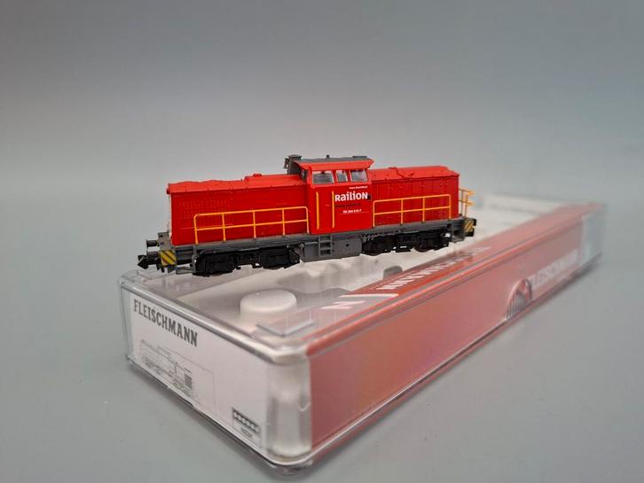 N spoor- Fleischmann 721181 Dieselloc Railion RN 204 616-7, Hobby en Vrije tijd, Modeltreinen | N-Spoor, Gebruikt, Locomotief