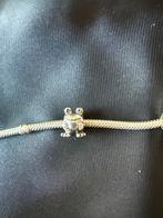 Zilveren Pandora bedel kikker, Gebruikt, Pandora, Ophalen of Verzenden, 1 bedel