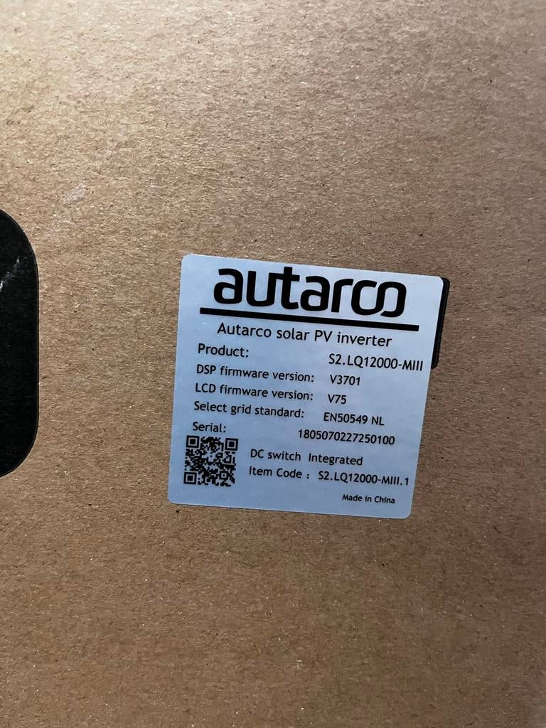 Autarco Solar PV Inverter - Nieuw in Doos, Ophalen, Zo goed als nieuw