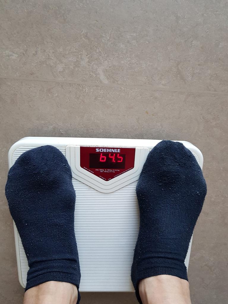 Vloer weegschaal, Ophalen, Gebruikt, 1 tot 500 gram, 100 kg of meer