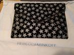 Rebecca Minkoff Clutch Zwart met Zilveren Sterren, Ophalen of Verzenden, Zo goed als nieuw, Zwart, Avondtasje