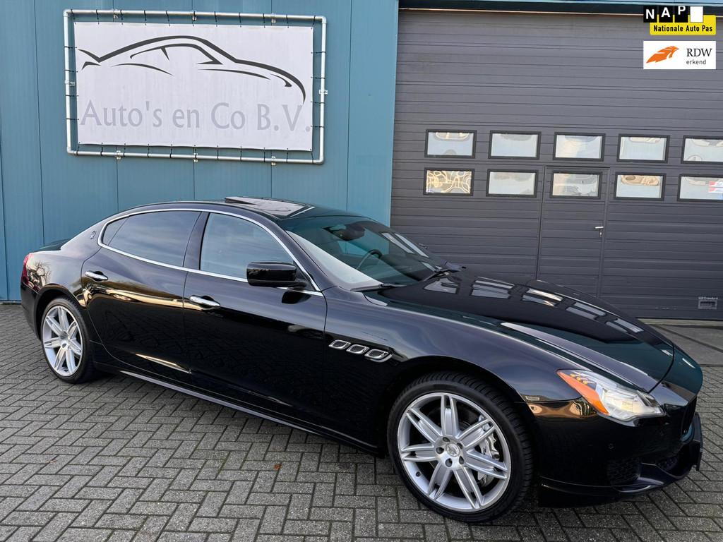 Maserati Quattroporte 3.8 V8 GTS Leder Clima Bi-Xenon Elec d, Auto's, Maserati, Automaat, Euro 5, Achterwielaandrijving, Gebruikt