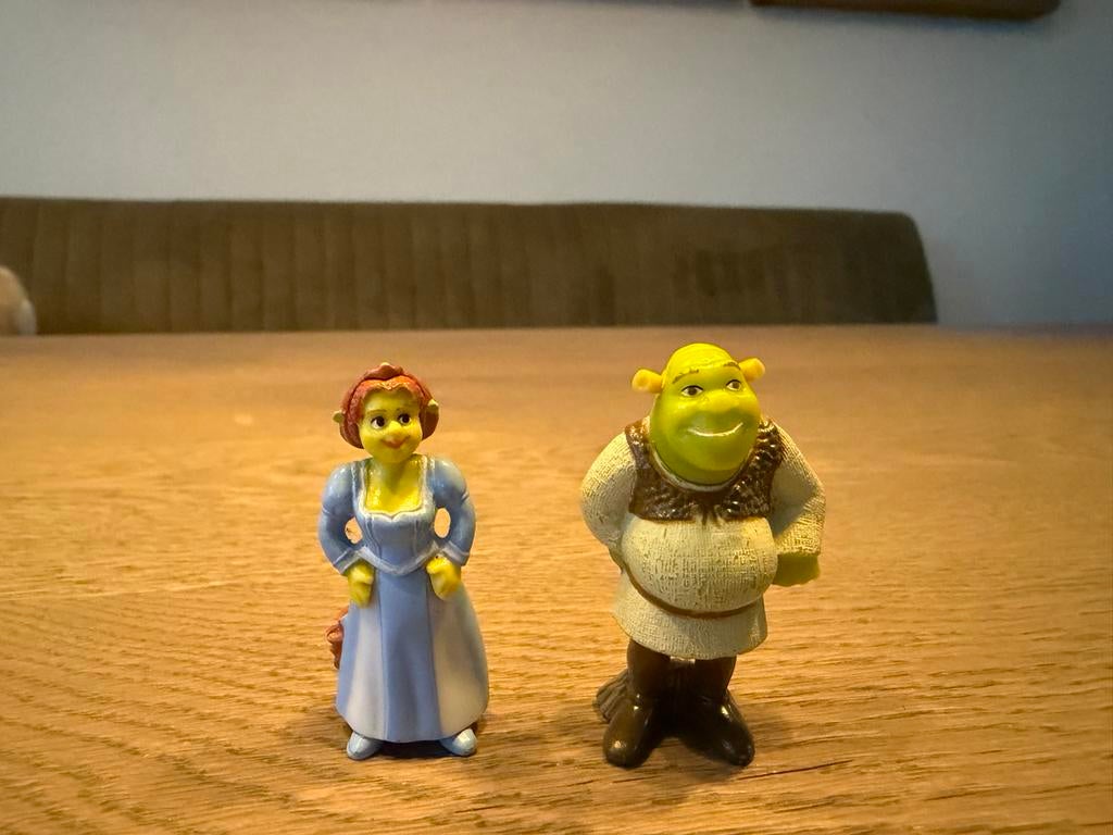 Shrek en Fiona Figuren, Ophalen of Verzenden, Zo goed als nieuw