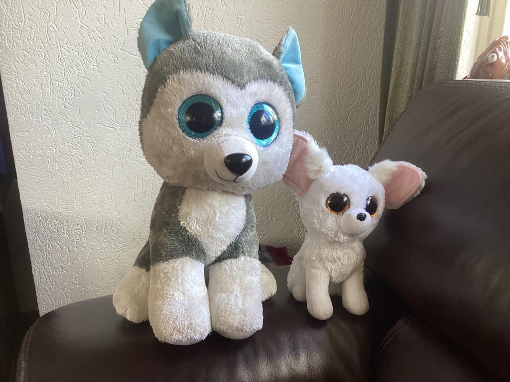 Ty knuffels Husky Slush, Fox Phoenix, Ophalen of Verzenden, Zo goed als nieuw, Overige typen