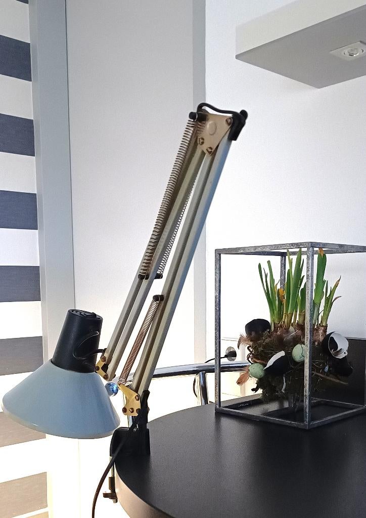 architectenlamp -schaarlamp -bureaulamp, ook als wandlamp, Huis en Inrichting, Lampen | Tafellampen, Ophalen, Glas, 75 cm of meer