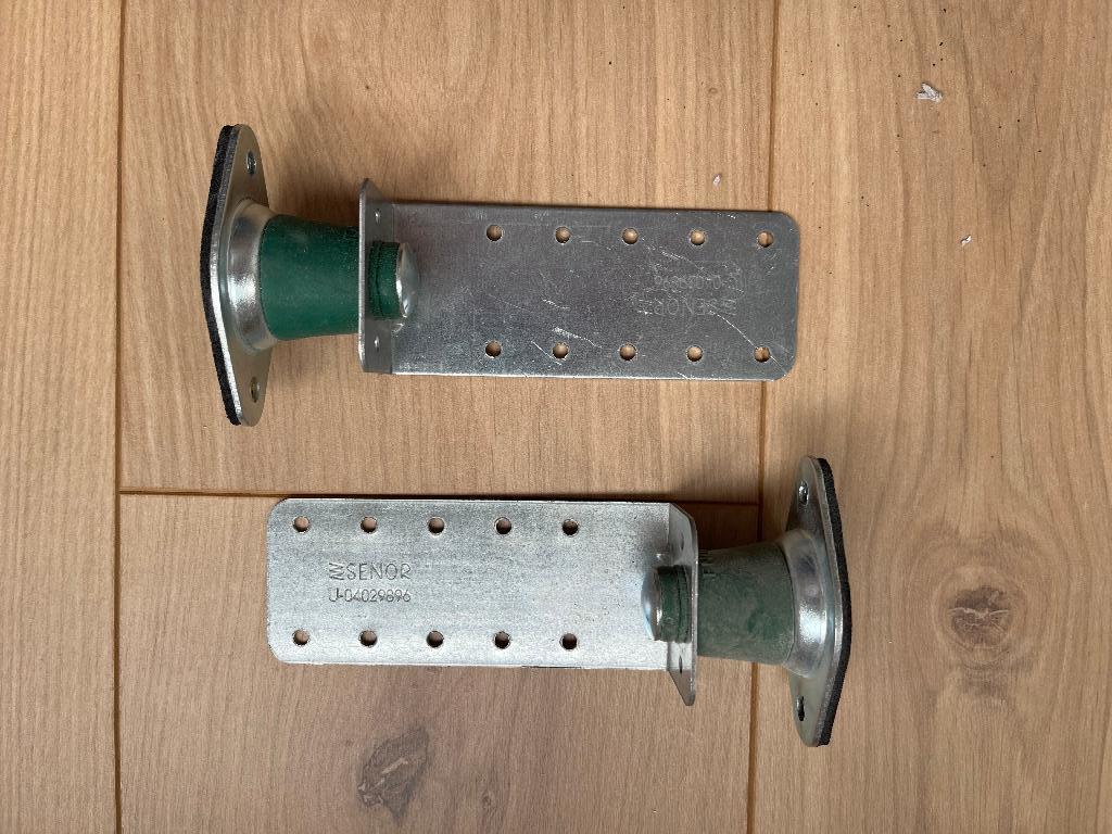 Ontkoppelende Muurafstandhouders - No-decibel SE-3802 (2 st), Doe-het-zelf en Verbouw, Minder dan 4 cm, Overige materialen, Ophalen of Verzenden