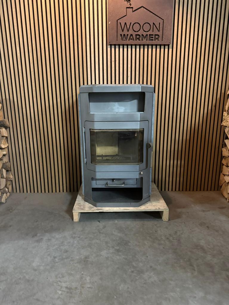 26006 Speksteenkachel Wamsler 8,5kw, Ophalen, Info@woonwarmer.nl, Gebruikt, Houtkachel