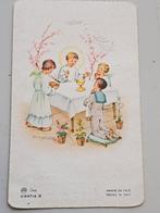 prent,heilige communie op 1 mei 1956, Gebruikt, Ophalen of Verzenden, 1940 tot 1960, Prent