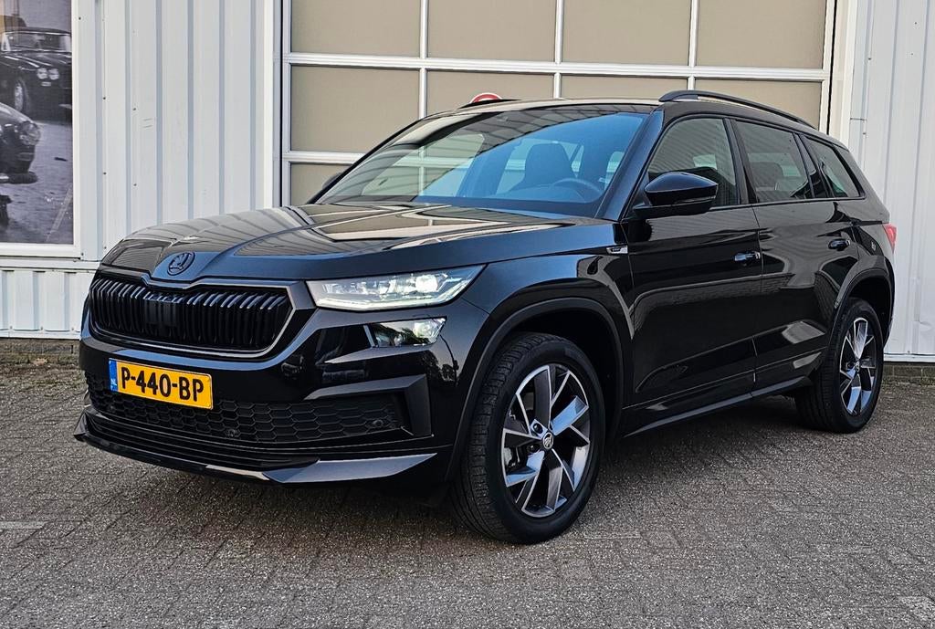 Skoda Kodiaq 1.5 TSI DSG Sportline, Auto's, 1800 kg, Zwart, 4 cilinders, 150 pk