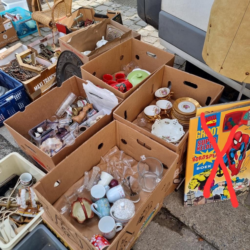 Rommelmarkt spullen, Diversen, Rommelmarktspullen, Ophalen