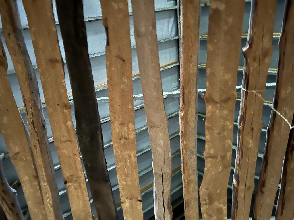 Dennen rondhout, Ophalen, Zo goed als nieuw, 250 tot 300 cm, 50 mm of meer