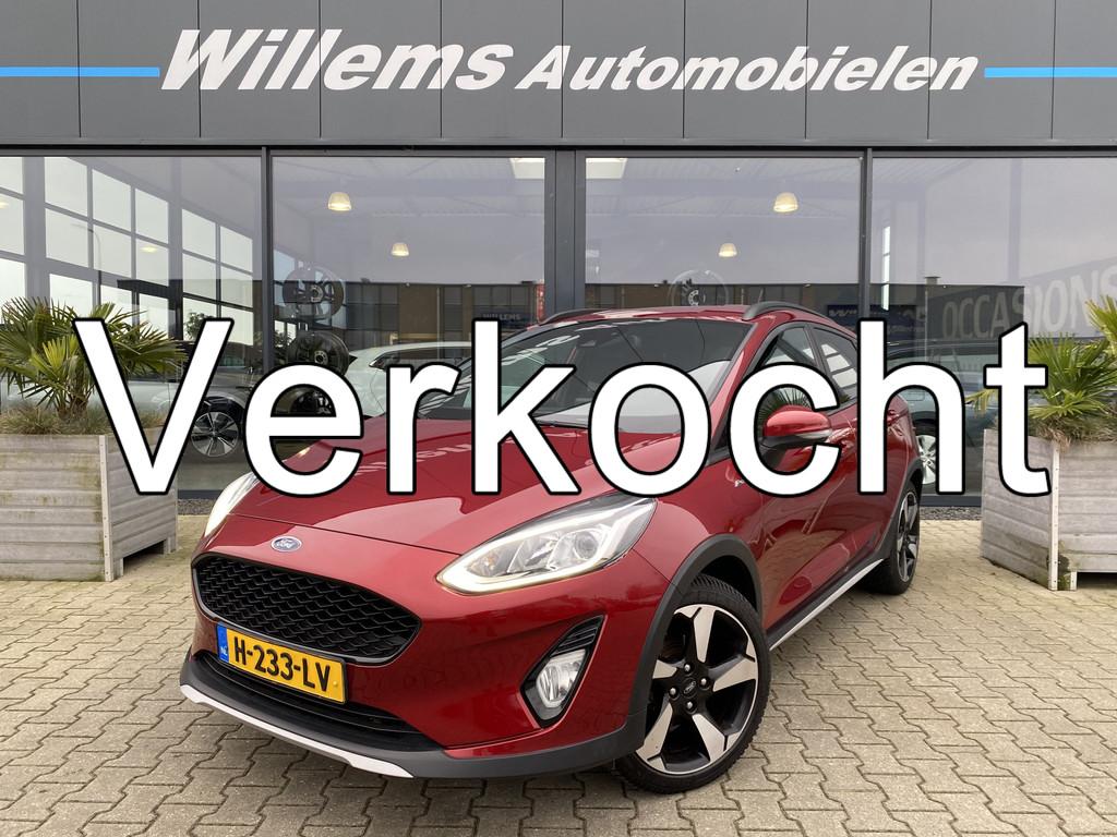 Ford Fiesta 1.0 EcoBoost Active X Stoelverwarming, App-Conne, Auto's, Voorwielaandrijving, 94 pk, Stof, Gebruikt