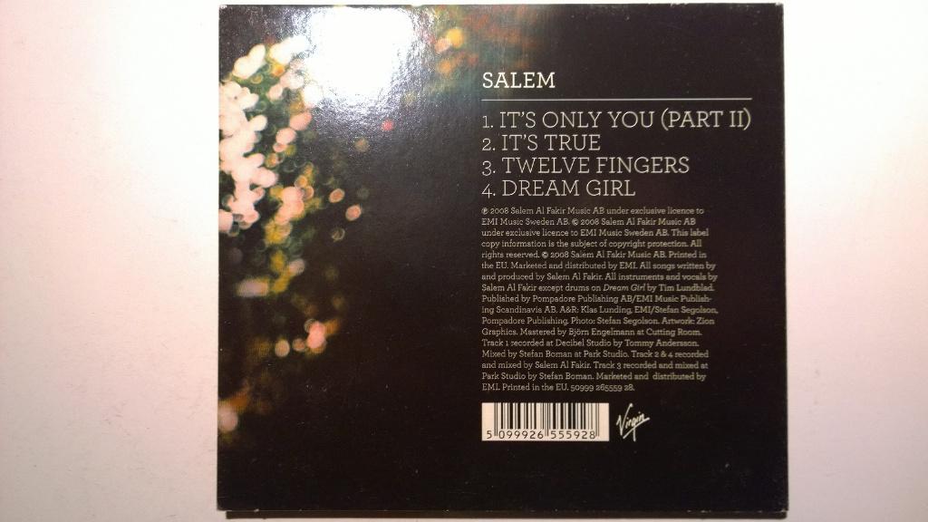 Salem - Salem, Maxi-single, Ophalen of Verzenden, Zo goed als nieuw, 1 single