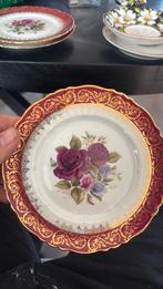 3x Limoges porseleinen borden – goudrand – Frankrijk, Ophalen