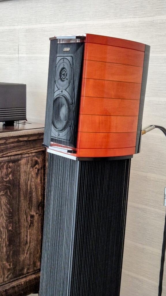 Sonus Faber Guarneri Memento – Absolute Nieuwstaat, Zo goed als nieuw, 120 watt of meer, Front, Rear of Stereo speakers, Ophalen