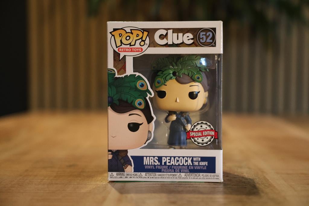 Funko Pop! Retro Toys: Clue - Mrs. Peacock #52, Verzamelen, Ophalen of Verzenden, Nieuw