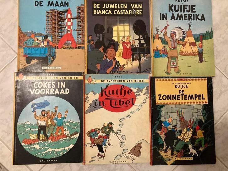 Kuifje, 6dln., Sjors & Sjimmie, Marten Toonder, Suske&Wiske., Boeken, Stripboeken, Zo goed als nieuw, Meerdere stripboeken, Ophalen of Verzenden