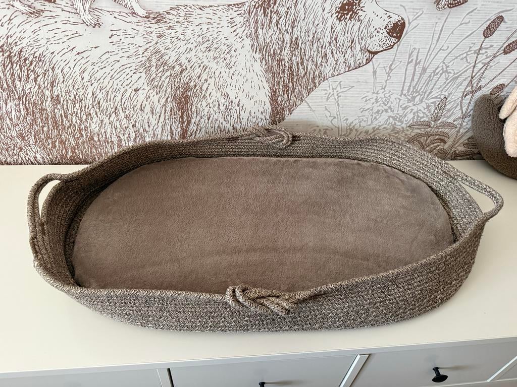 Verschoonmand / aankleedkussen en 2 hoezen, Ophalen of Verzenden, Zo goed als nieuw, Aankleedkussen, Overige merken