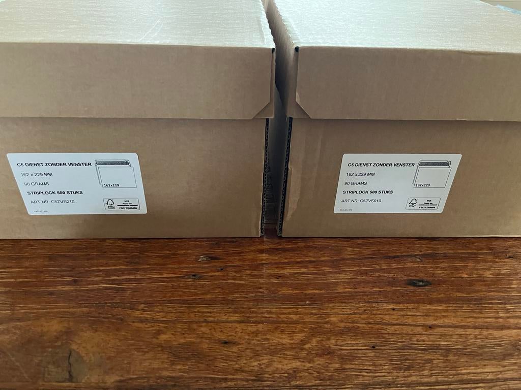 Nieuwe C5 Enveloppen - 900 Stuks, Postzegels en Munten, Brieven en Enveloppen | Nederland, Ophalen, Envelop