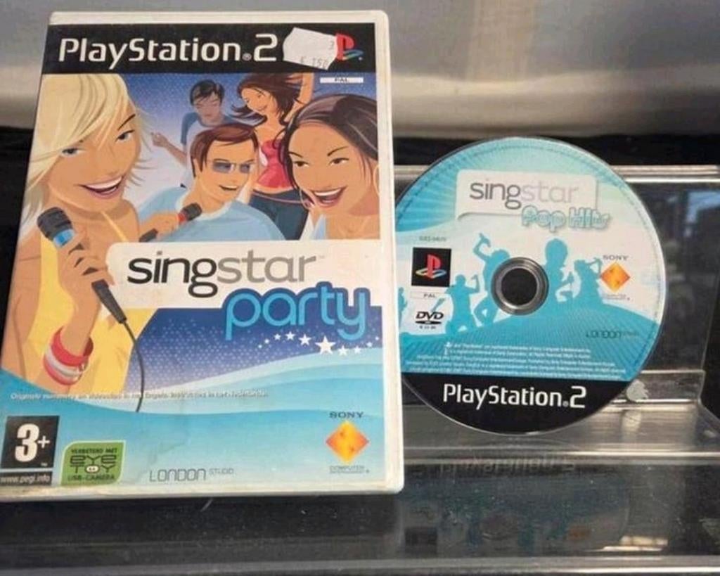 SingStar Party - PlayStation 2 (PS2), Spelcomputers en Games, Games | Sony PlayStation 2, Muziek, Gebruikt, 2 spelers, Eén computer