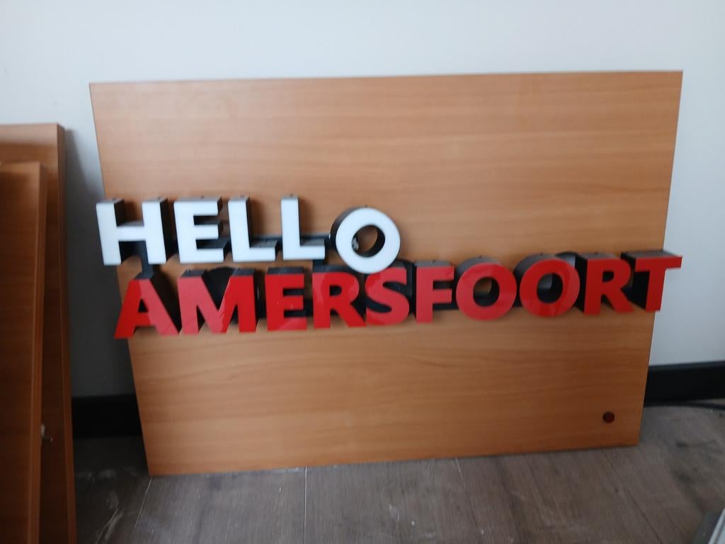 Hallo Amersfoort lichtbak, Tuin en Terras, Bloembakken en Plantenbakken, Ophalen of Verzenden, Rond, Hout, Minder dan 30 cm