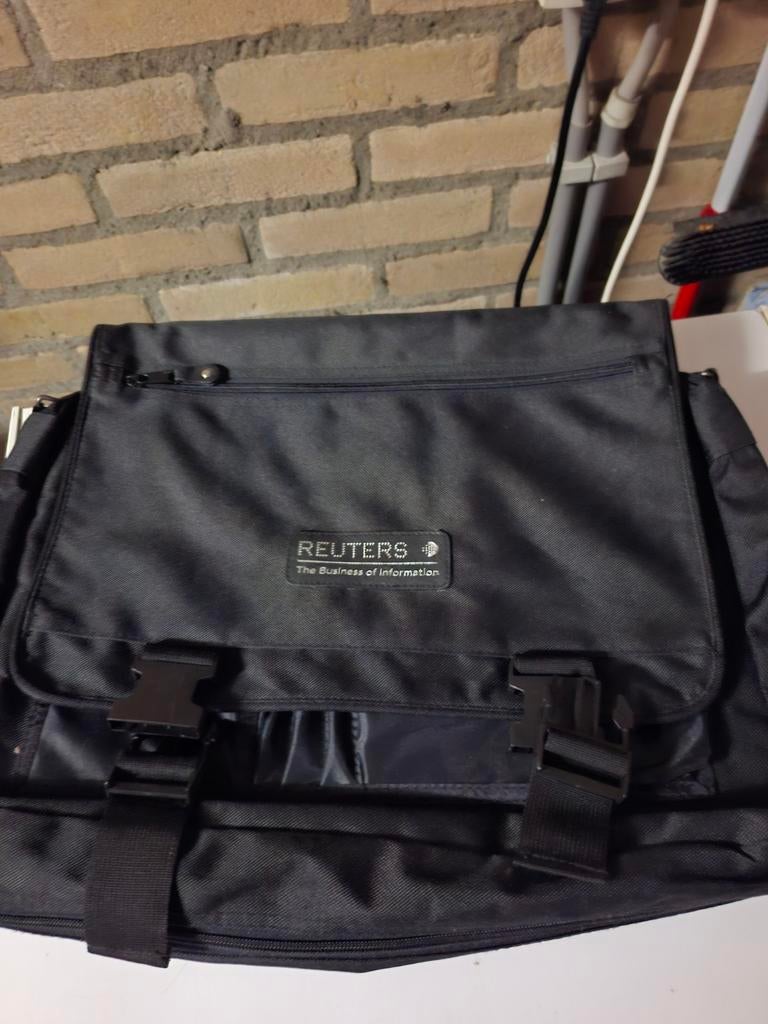 TK ZWARTE  REUTERS CANVAS LAPTOP TAS, Ophalen of Verzenden, Gebruikt, Zwart, 30 cm of meer