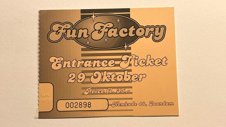 Fun factory hemkade Zaandam gabber Thunderdome, Tickets en Kaartjes, Evenementen en Festivals, Eén persoon