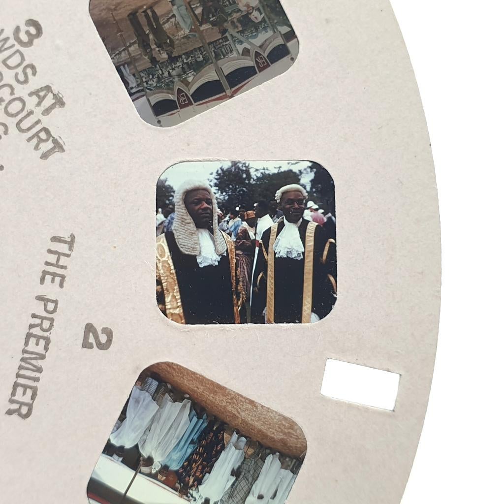 Nigeria Elizabeth viewmaster, Ophalen of Verzenden, Gebruikt