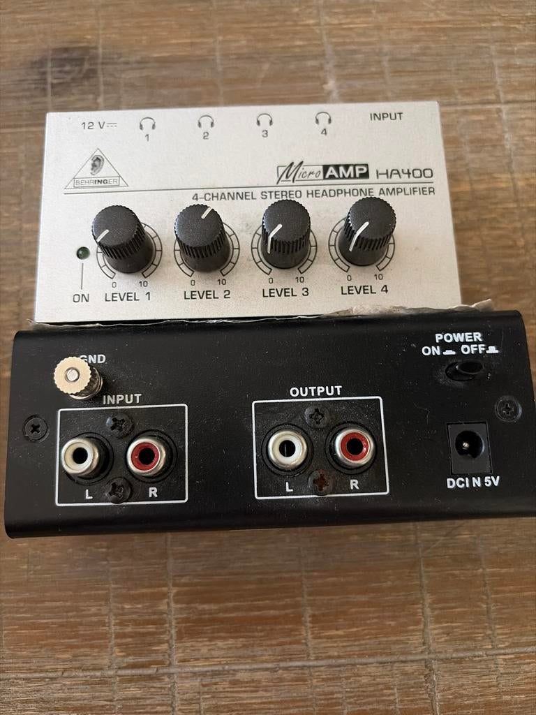 Phono Voorversterker & 4-Kanaals Hoofdtelefoonversterker, Overige merken, Gebruikt, Ophalen of Verzenden, Minder dan 60 watt