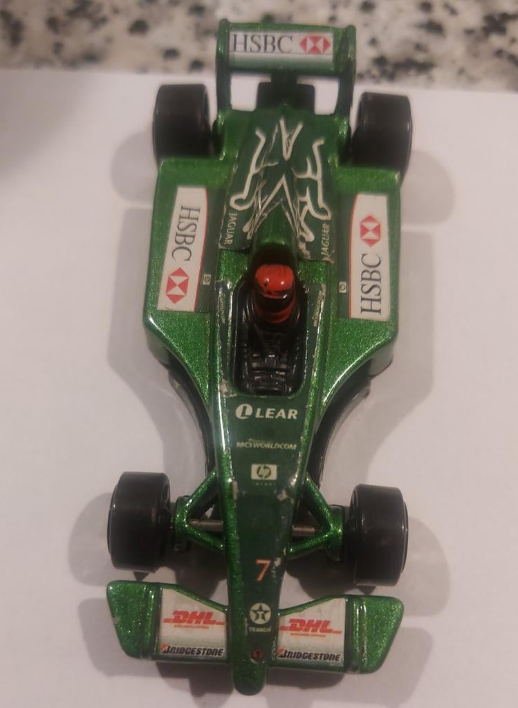 Groene Jaguar Formule 1 modelauto, Ophalen of Verzenden