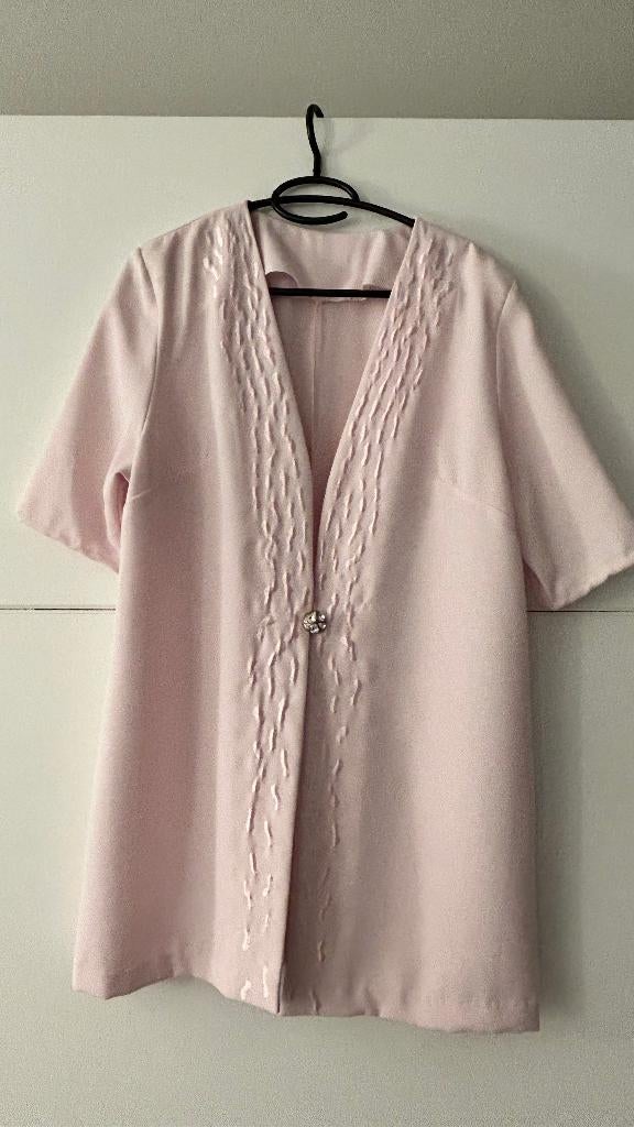 Zachtroze vest, Kleding | Dames, Truien en Vesten, Ophalen of Verzenden, Zo goed als nieuw, Maat 42/44 (L), Roze