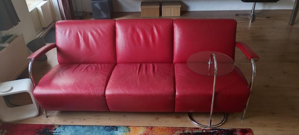 Leolux Scylla 3 zitsbank, Huis en Inrichting, Ophalen, Gebruikt, Moderne design, 150 tot 200 cm