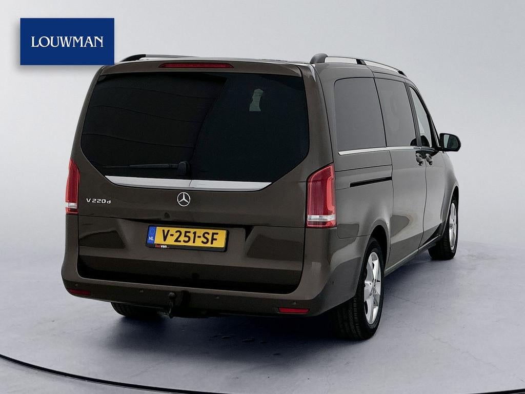 Mercedes-Benz V-Klasse 220d Lang DC Leder Dubbele cabine Cam, Automaat, Gebruikt, 4 cilinders, Parkeersensor