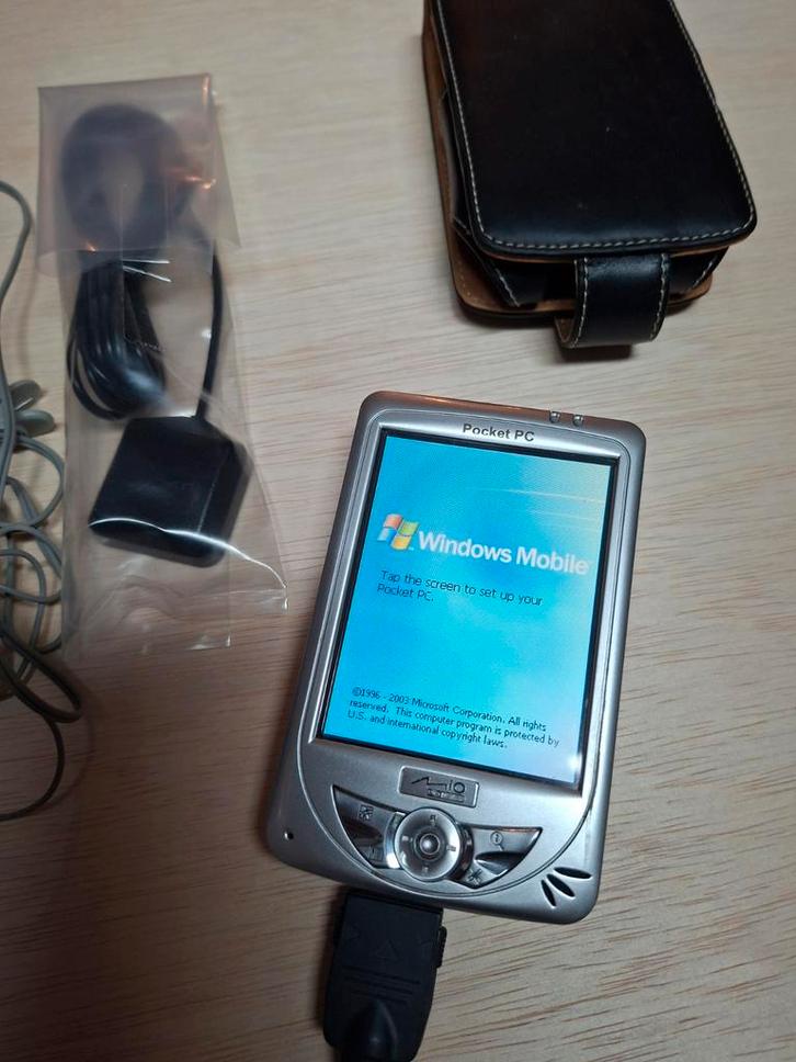 Mio Digiwalker Compleet met Navigon Software CD's, Auto diversen, Autonavigatie, Ophalen of Verzenden