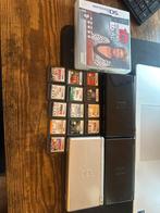 Meerdere DS Lite handhelds + 14 spellen - Zilver/Zwart, Online, Gebruikt, Overige genres, 1 speler