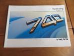 Instructieboek Volvo 740 sedan, 740 Estate stationcar 1987, Ophalen of Verzenden