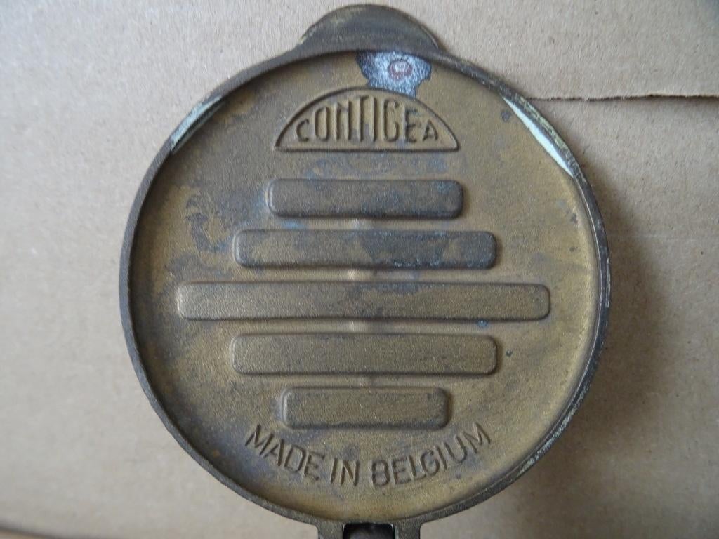 Vintage messing kistje doosje Contigea made in belgium 1967, Antiek en Kunst, Ophalen of Verzenden