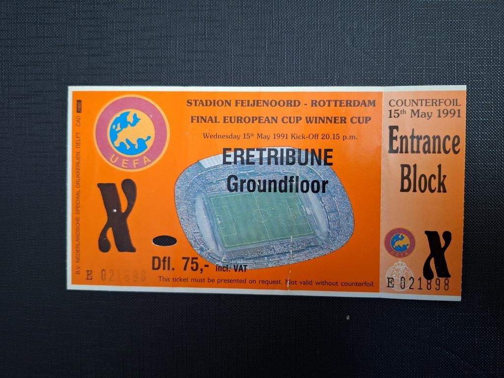 Ticket FC Barcelona - Man.United., Verzenden, Zo goed als nieuw, Buitenlandse clubs