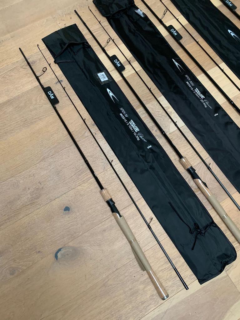 Nieuwe Dam Yagi Classic spinhengels, 2.40m & 20-50 gr, Dam, Werphengel, Nieuw, Ophalen of Verzenden