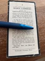 Lammers Maria 1875 Reelaar 1946 Veldhoek Heino x Lugtenberg, Ophalen of Verzenden, Bidprentje