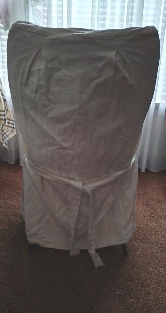 4 stoelhoezen creme
Passen op elke eetkamer stoel, Ophalen of Verzenden, Zo goed als nieuw